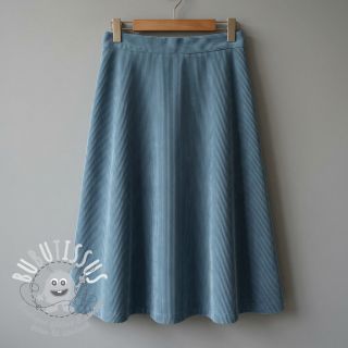 Tissu velours cotelé fin blue