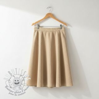 Tissu velours cotelé fin sand