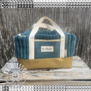 Tissu velours cotelé FUTE canard