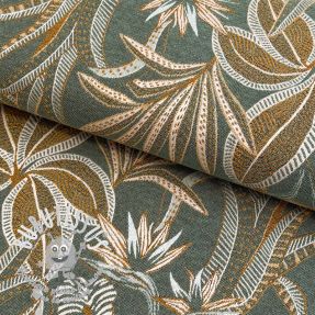 Tissu déco jacquard Moranto allover kaki