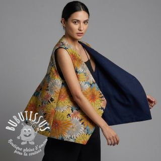 Tissu déco jacquard Matcha allover peanut