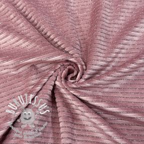  Velours  VELVET LUREX Stripe pink