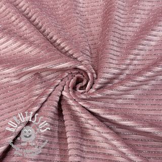 Velours  VELVET LUREX Stripe pink
