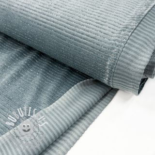  Velours  VELVET LUREX Stripe ocean green