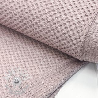 Tissu maille tricot Angora honey rose