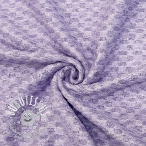 Tissu maille tricot Angora honey lilac