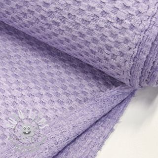 Tissu maille tricot Angora honey lilac