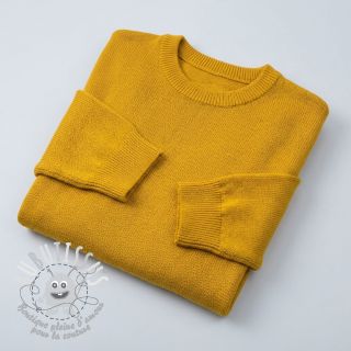 Tissu tricot BABY KNIT ochre