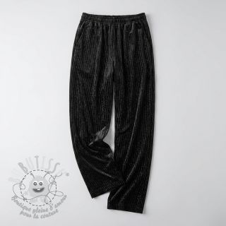  Velours  VELVET LUREX Stripe black