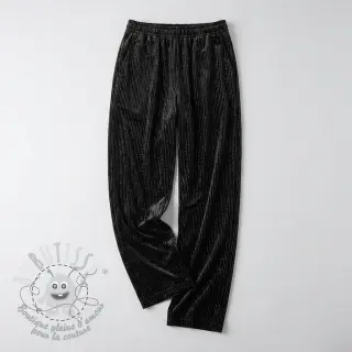  Velours  VELVET LUREX Stripe black