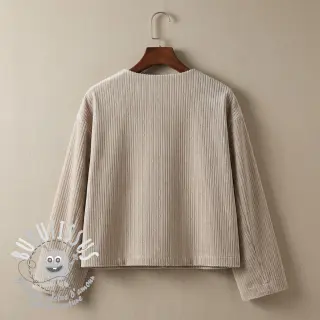  Velours  VELVET LUREX Stripe beige