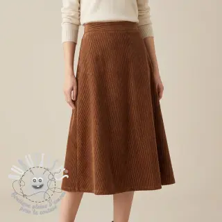  Velours  VELVET LUREX Stripe brick