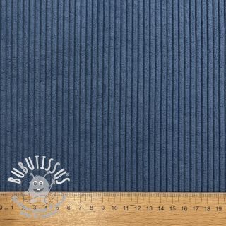 Tissu velours cotelé HUGGY jean