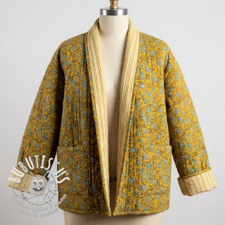 Tissu coton QUILT Gange curcuma