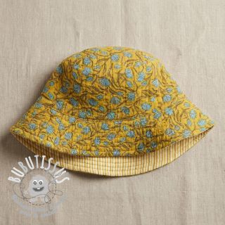 Tissu coton QUILT Gange curcuma