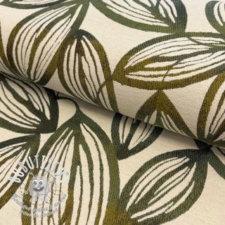 Tissu déco jacquard Folia romarin