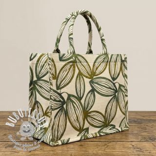 Tissu déco jacquard Folia romarin