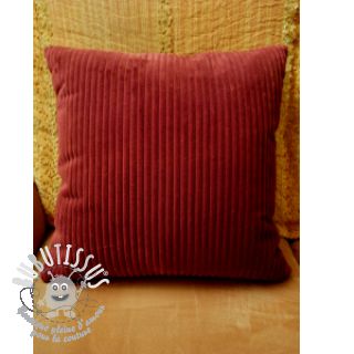 Tissu velours cotelé FUTE lie de vin