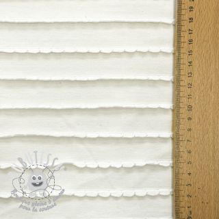 Jersey RUFFLES white