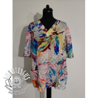 Tissu coton DOBBY Staind branch digital print