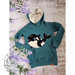 Sweat envers minkee JOGGING petrol