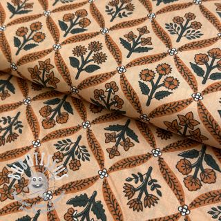 Tissu coton HANDCRAFTED BLOCK-PRINTED COTTON