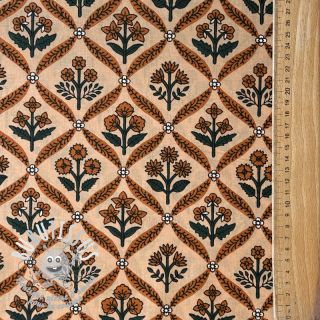 Tissu coton HANDCRAFTED BLOCK-PRINTED COTTON