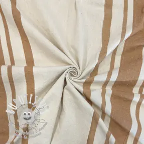 Tissu déco Bernadette stripe peanut