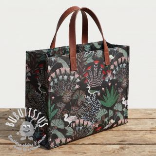 Tissu déco jacquard Botanic Paradise Bird