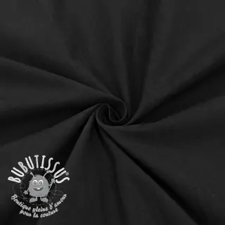 Tissu coton WASHED black