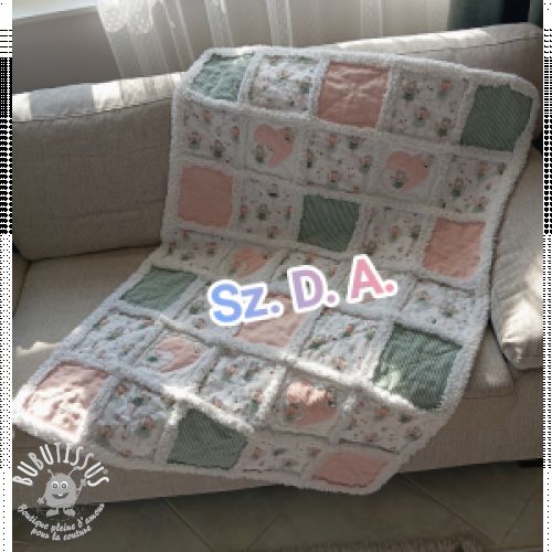 Tissu déco DOBBY Colored stripe light green