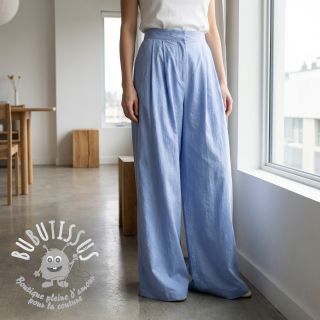 Tissu coton WASHED lavender