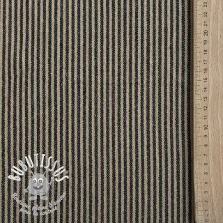 Tissu déco Simone lin noir