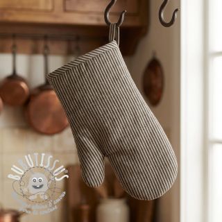 Tissu déco Simone lin noir