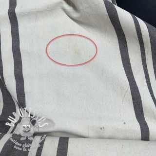 Tissu déco Bernadette stripe coffee 2nd class