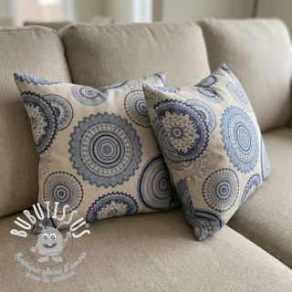 Tissu déco Linenlook premium Geometric mandala