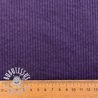 Tissu velours cotelé 6W WASHED STRETCH dark purple