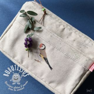 Tissu déco Linenlook Tiny Garden Birds