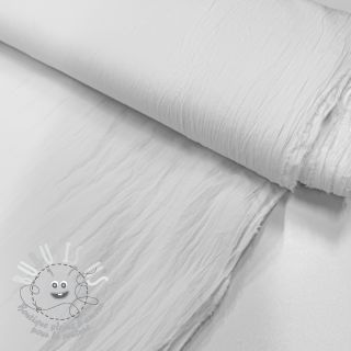 Tissu coton WASHED white