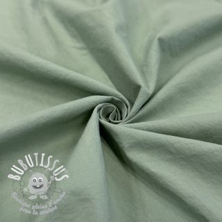 Tissu coton WASHED old green