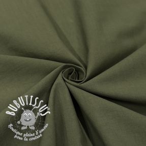 Tissu coton WASHED pickle