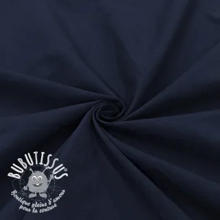 Tissu coton WASHED navy