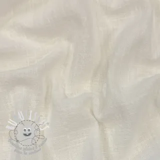 Tissu coton SLUB WASHED off white