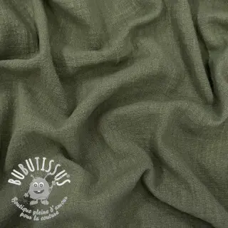 Tissu coton SLUB WASHED pickle