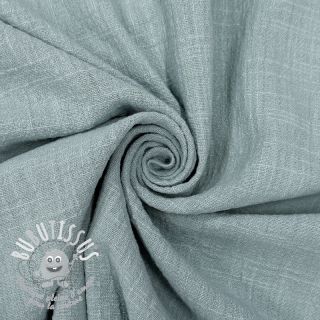 Tissu coton SLUB WASHED blue