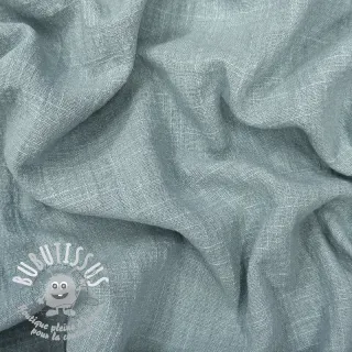 Tissu coton SLUB WASHED blue