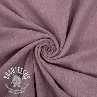 Tissu coton SLUB WASHED lavender
