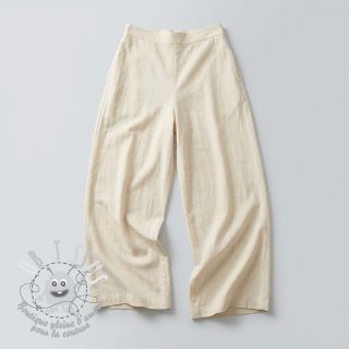 Tissu coton WASHED beige