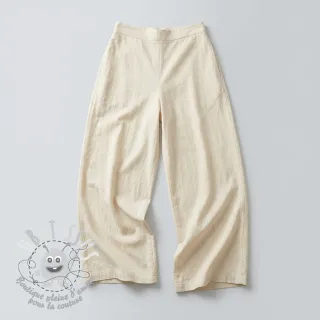 Tissu coton WASHED beige