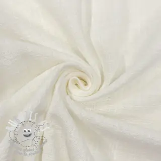 Tissu coton SLUB WASHED ecru